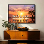 7 Horses in Sunrise
