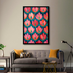 Geometric Petal Bloom