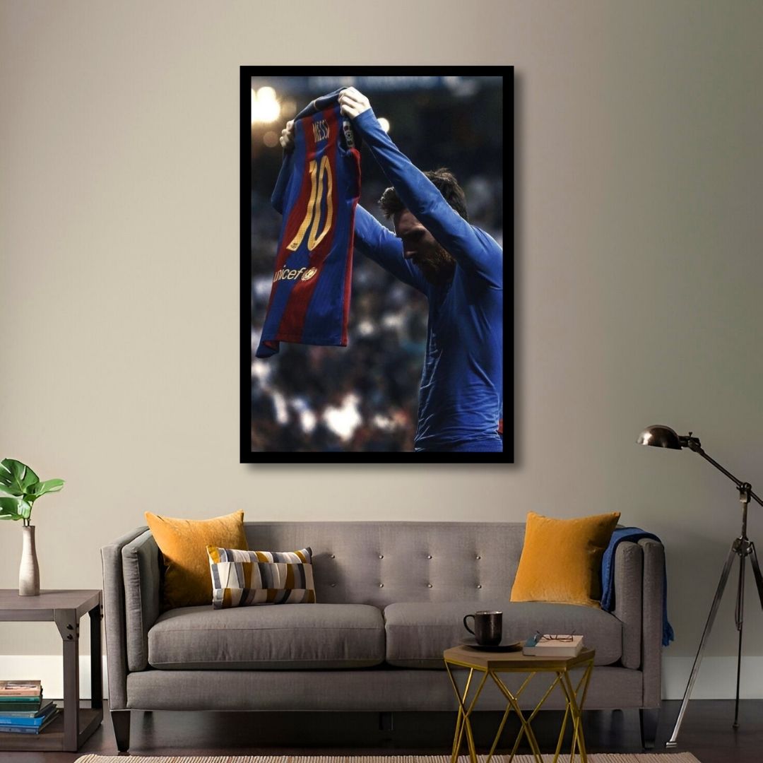 Messi – The Iconic Jersey Celebration