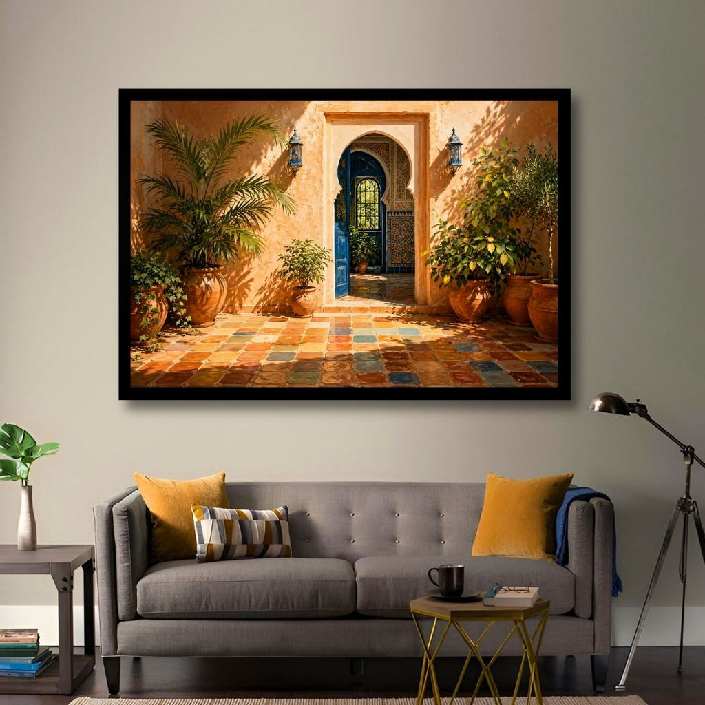 Moroccan Courtyard Gate