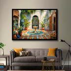 Radiant Moroccan Courtyard