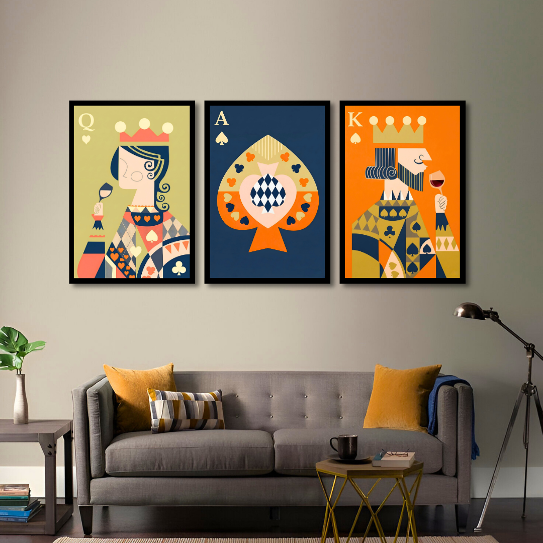 Abstract Royal Cards