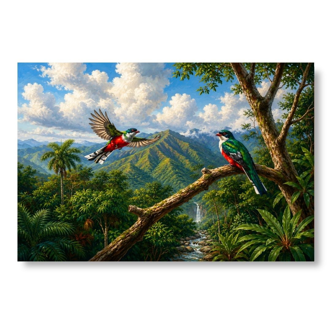 Tropical Trogon Flight