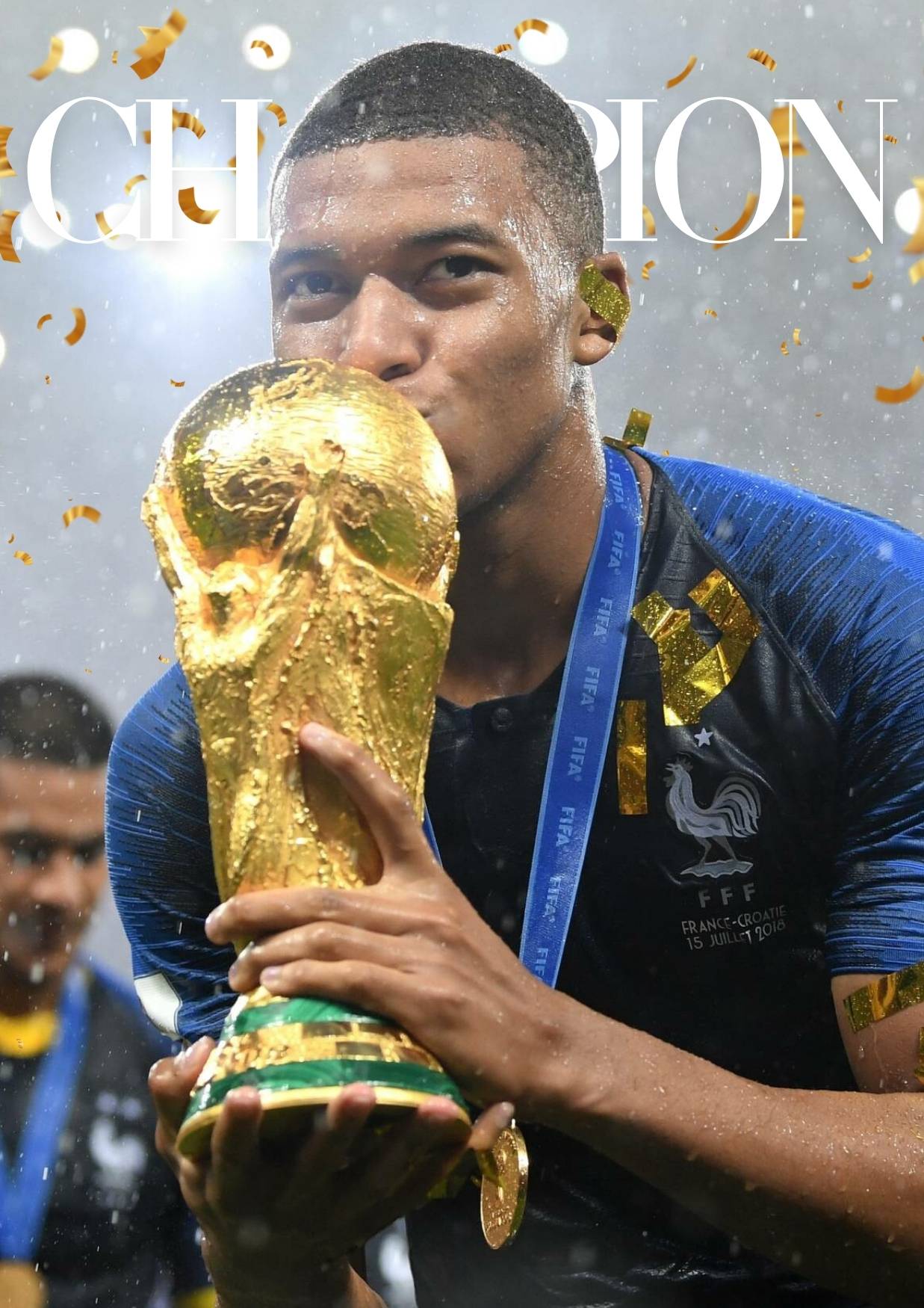 Champion’s Kiss: Mbappé's World Cup Glory