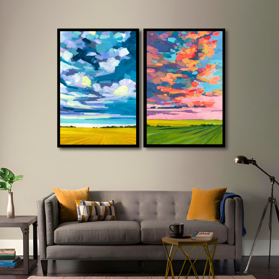 Vibrant Painted Landscape