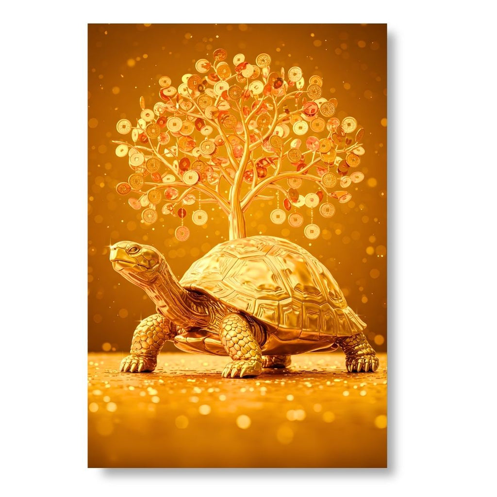 Golden Prosperity Tortoise