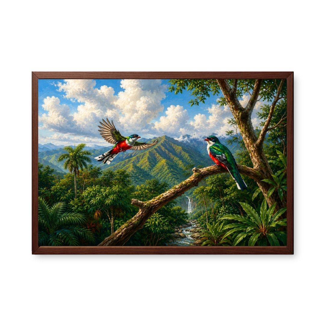 Tropical Trogon Flight