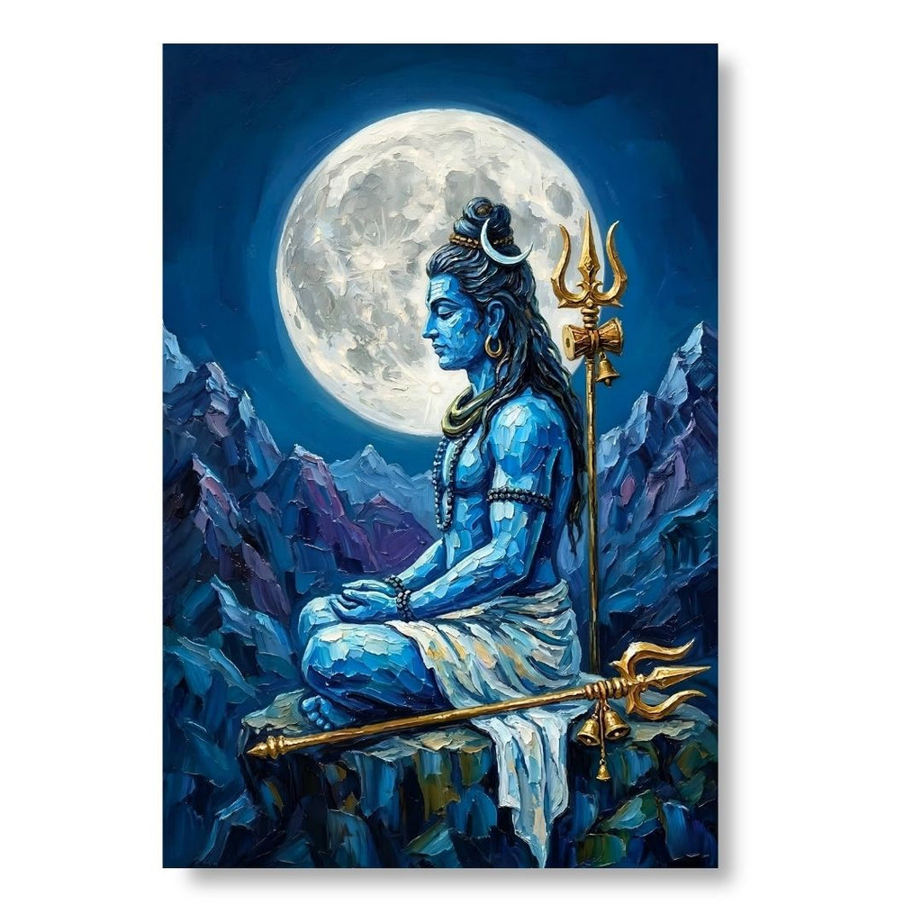 Moonlit Meditation - Shiva