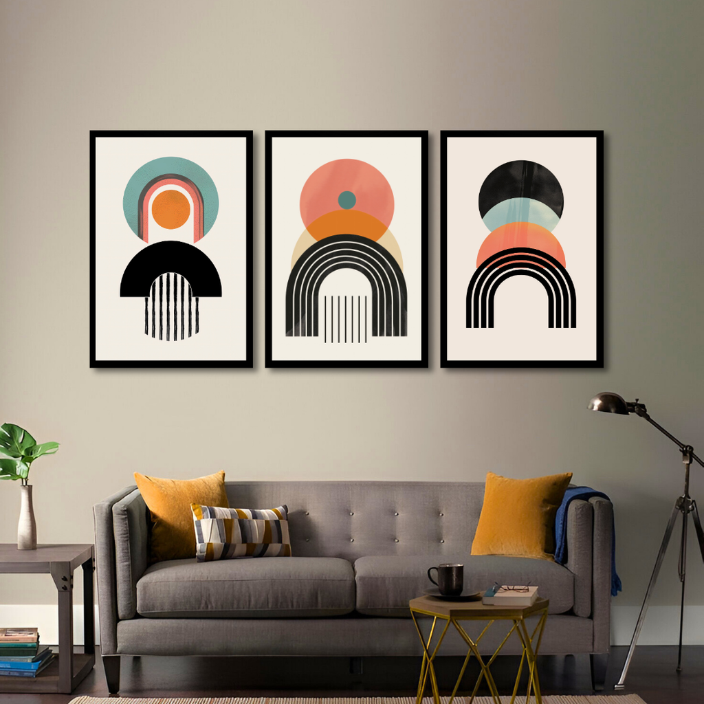 Retro Geometric Arches