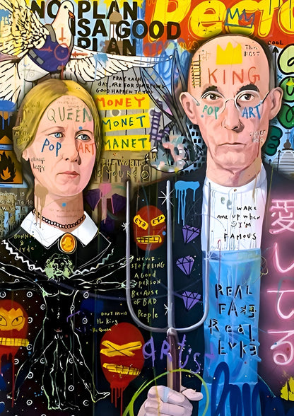 American Gothic: King & Queen Graffiti