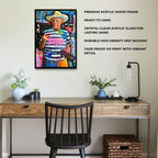 Cowboy Pose Pablo: Graffiti Masterpiece