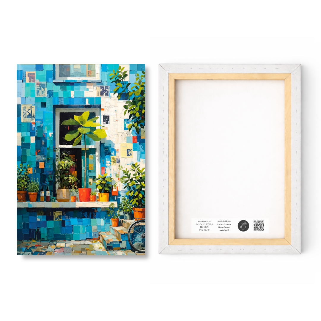 Azure Floral Facade