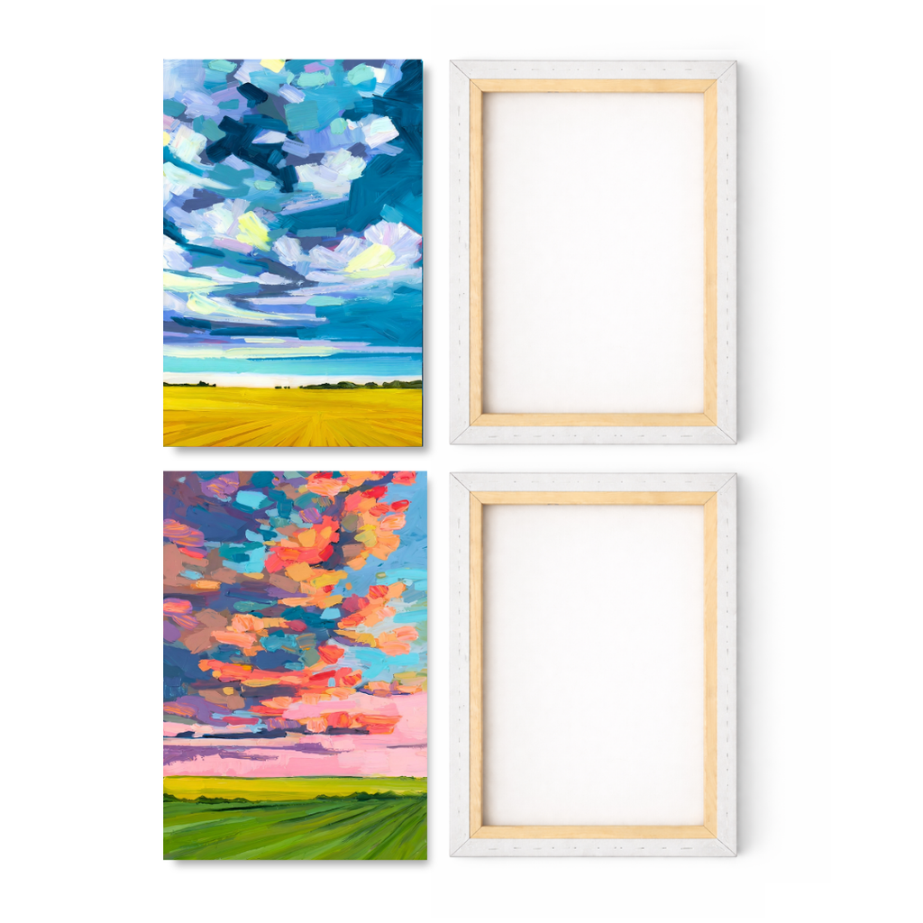 Vibrant Painted Landscape