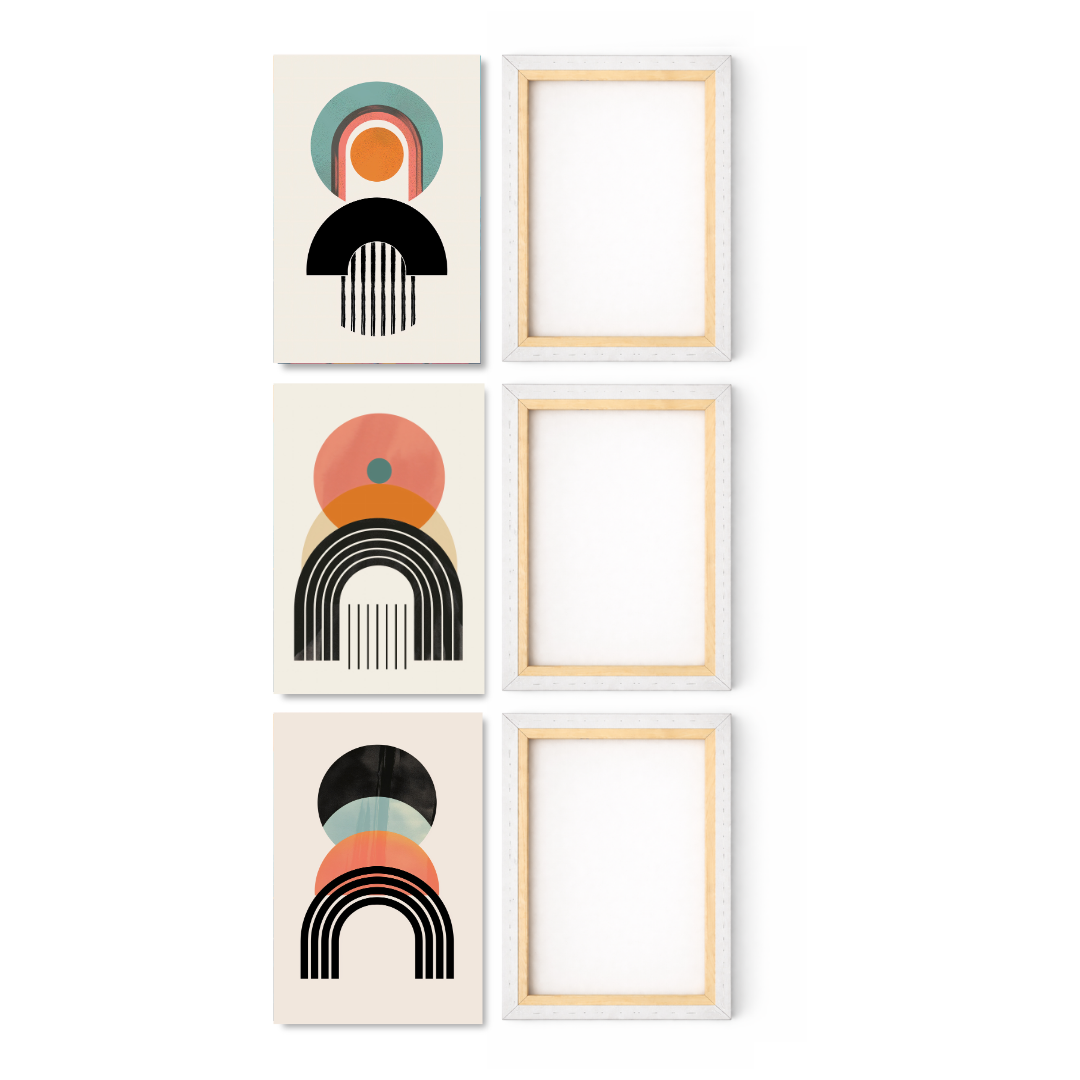 Retro Geometric Arches