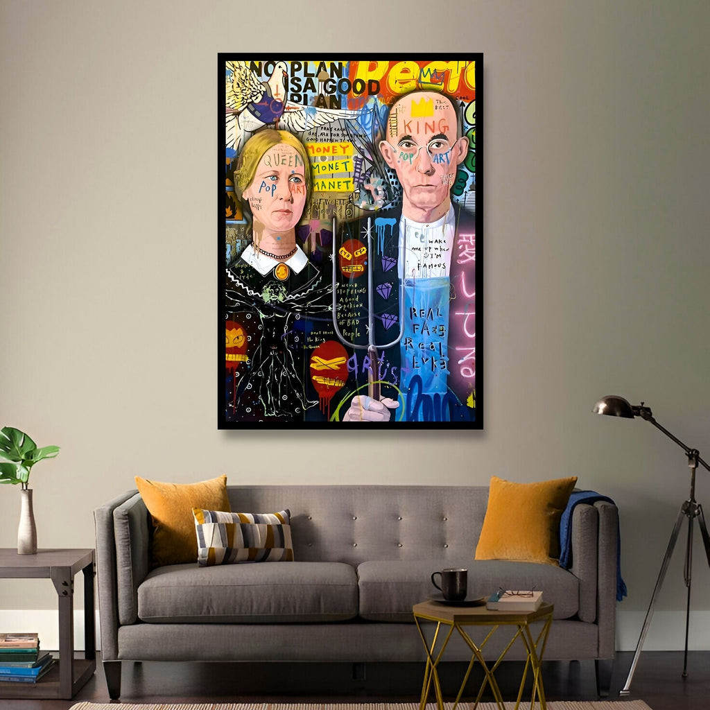 American Gothic: King & Queen Graffiti