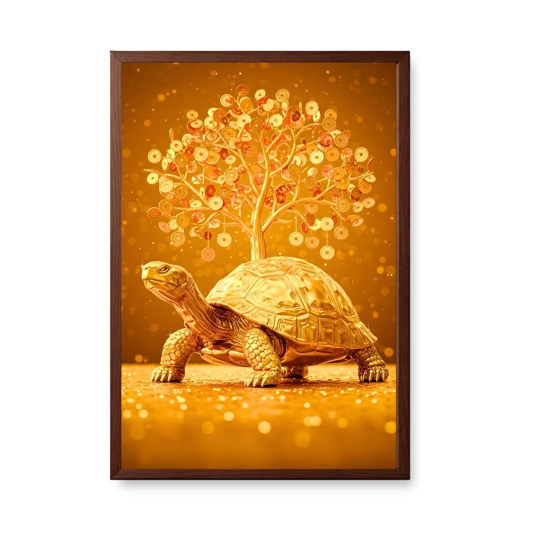 Golden Prosperity Tortoise