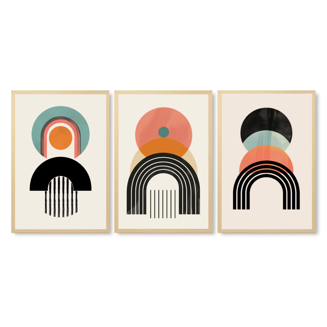 Retro Geometric Arches