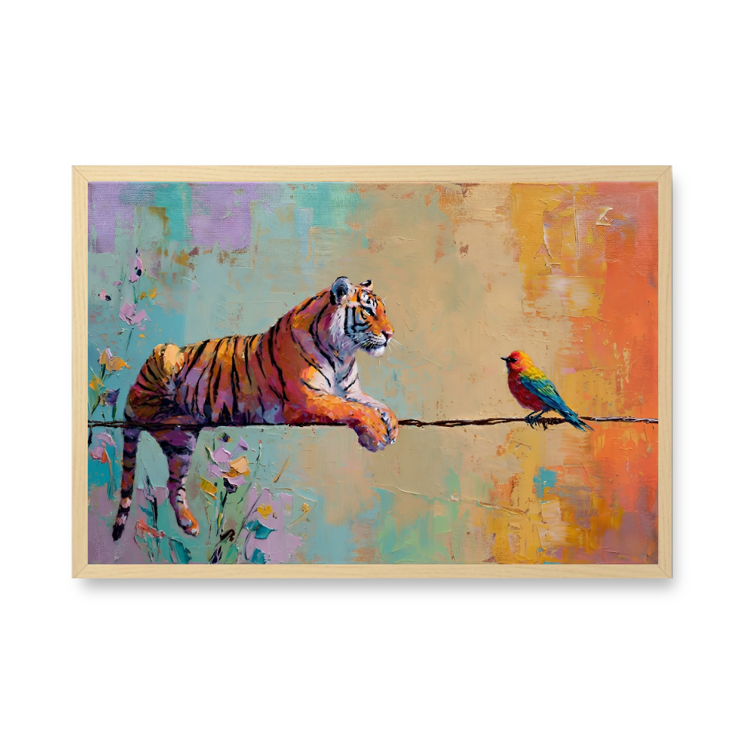 Vibrant Tiger Resting