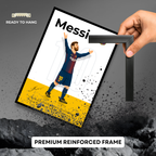 The Iconic Celebration: Messi Tribute Poster