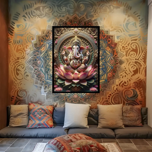 Lord Ganesh - On Lotus