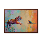 Vibrant Tiger Resting