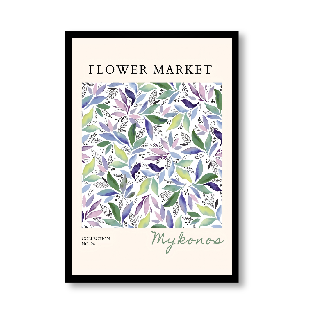 Floral Collection No. 94 Mykonos