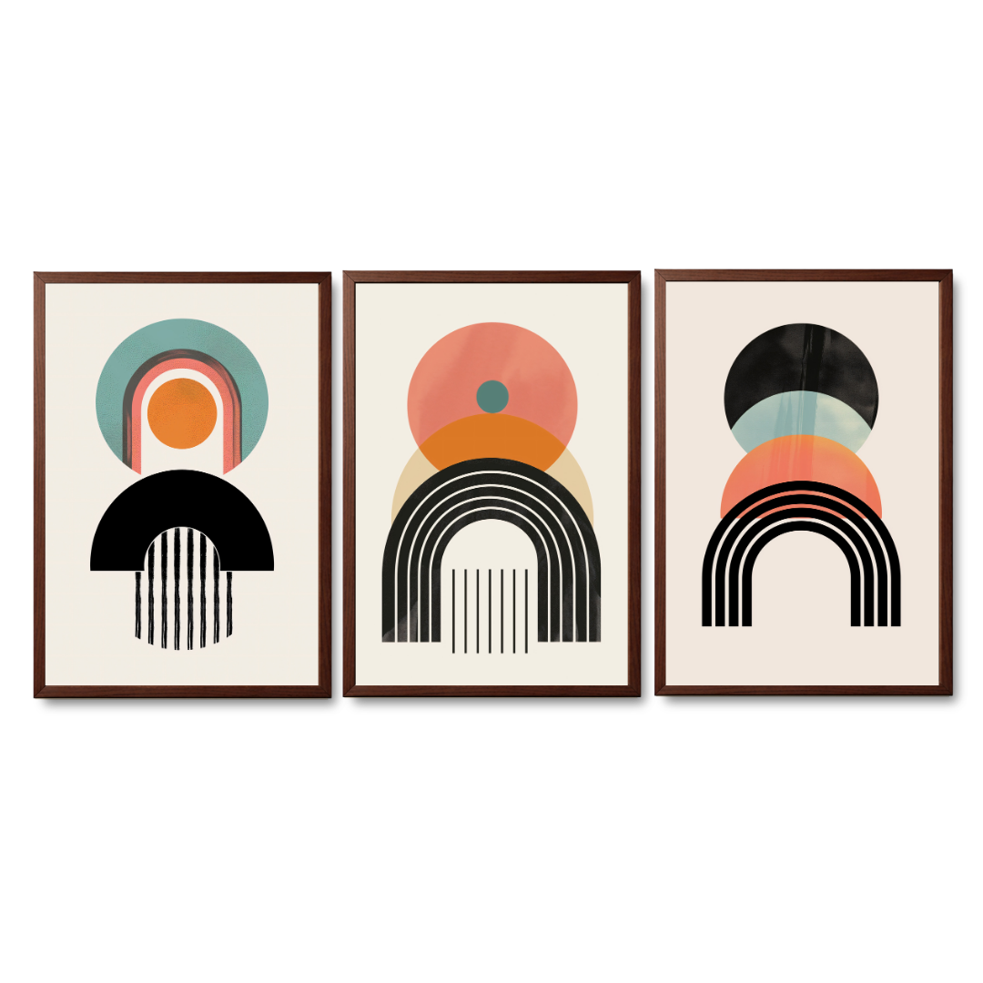 Retro Geometric Arches
