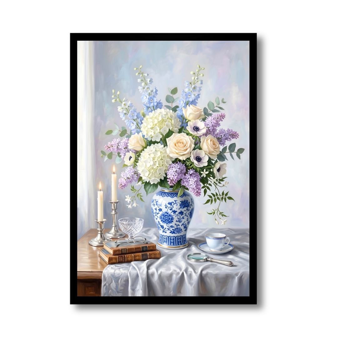 Porcelain Bloom Elegance