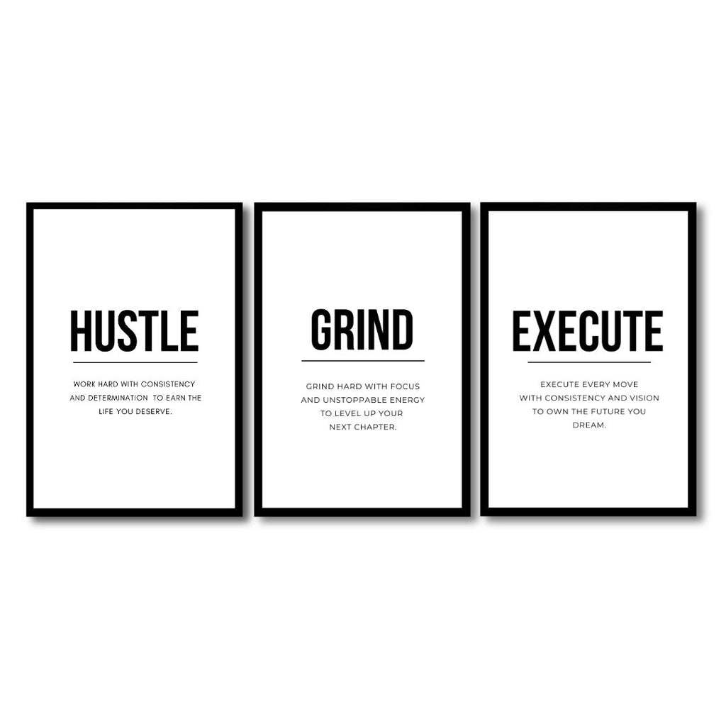 Grind, Hustle & Execute Trio