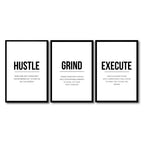 Grind, Hustle & Execute Trio