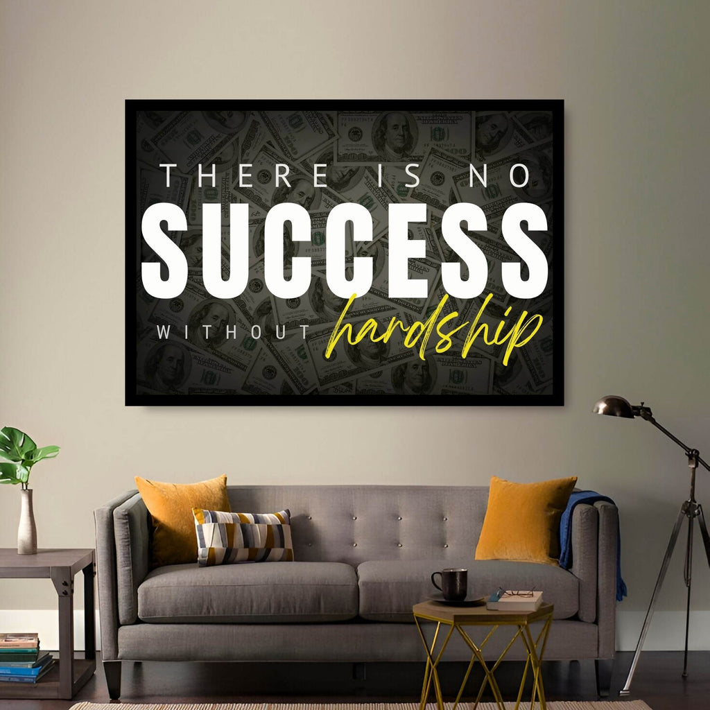 Success & Hardship – Motivational Wall Frame