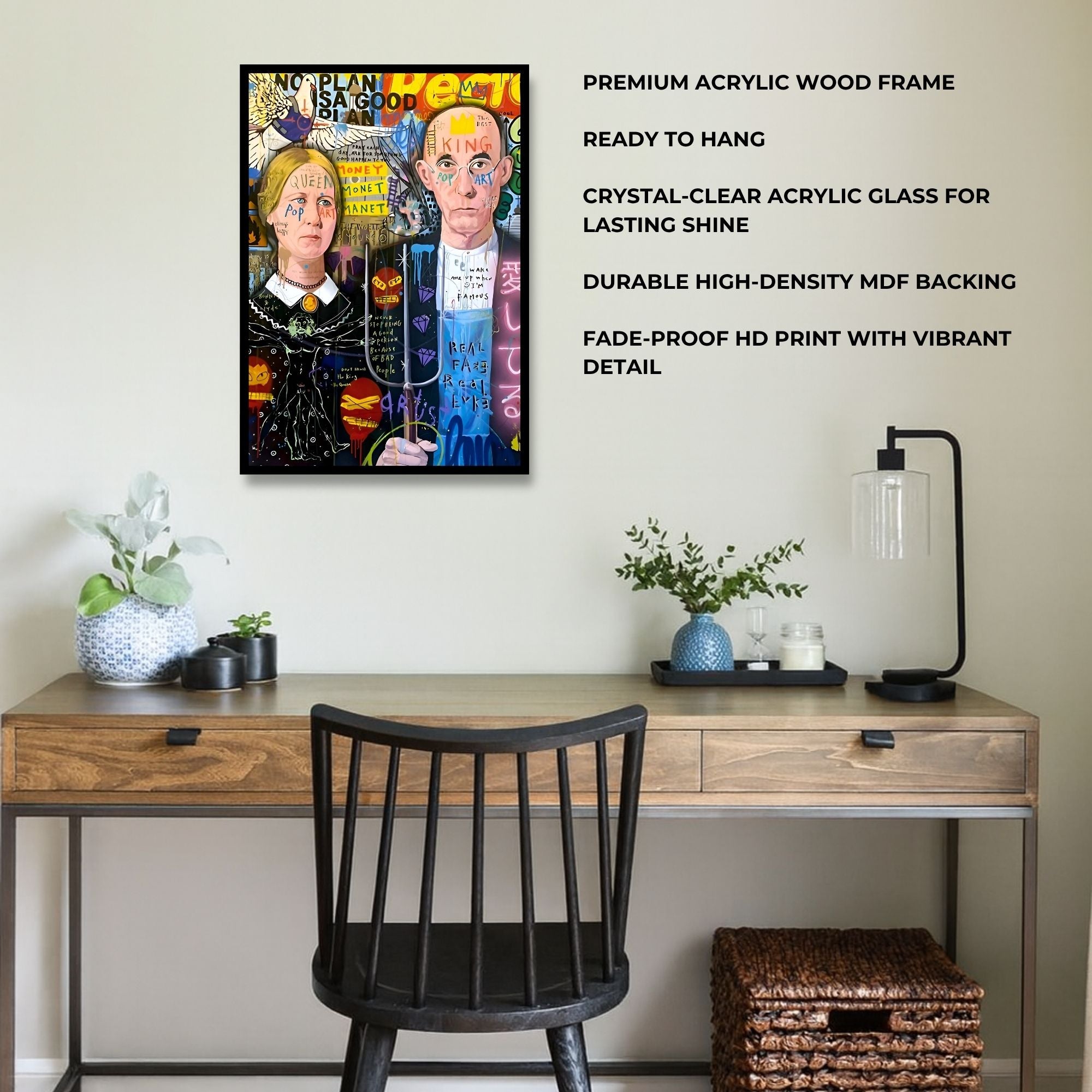 American Gothic: King & Queen Graffiti