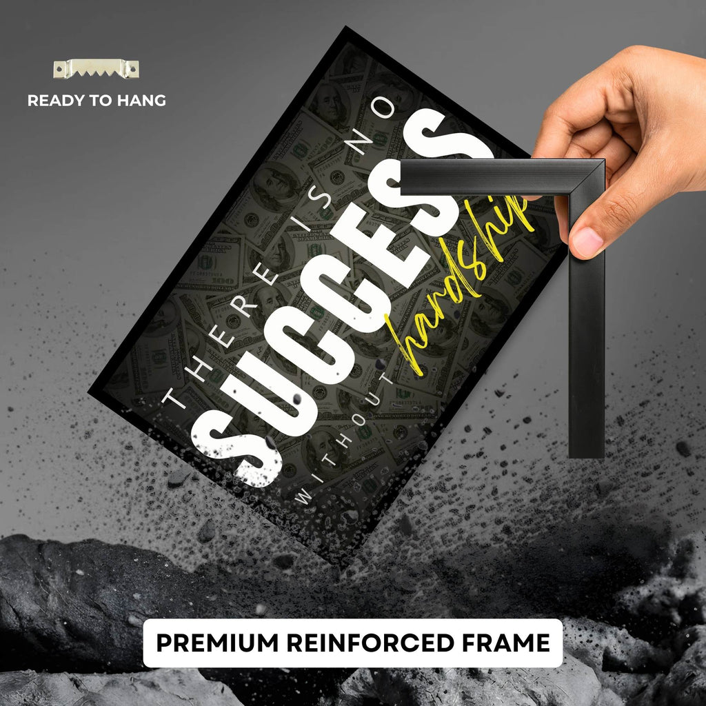 Success & Hardship – Motivational Wall Frame