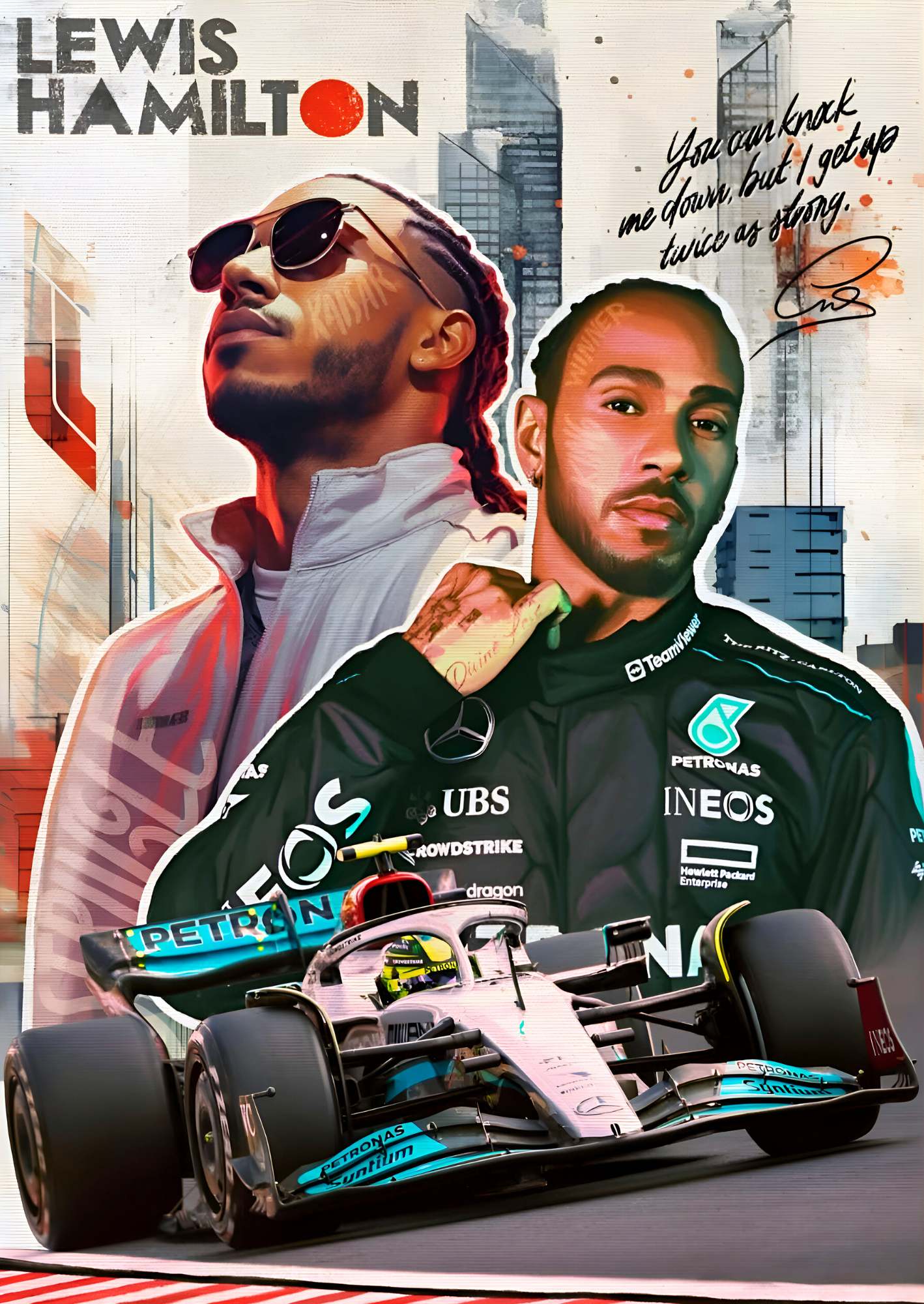F1 LEGENDS SET OF 8 POSTERS B  | UNFRAMED