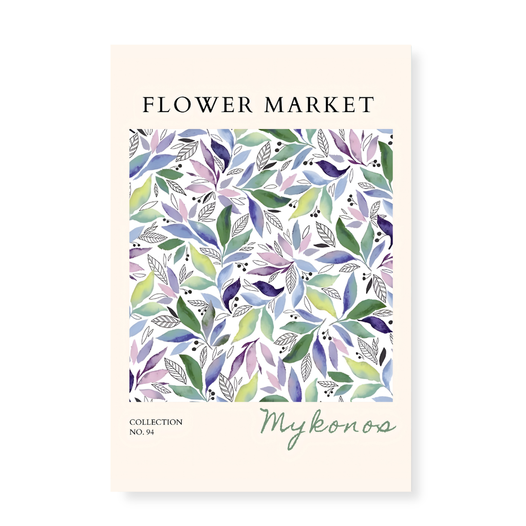 Floral Collection No. 94 Mykonos