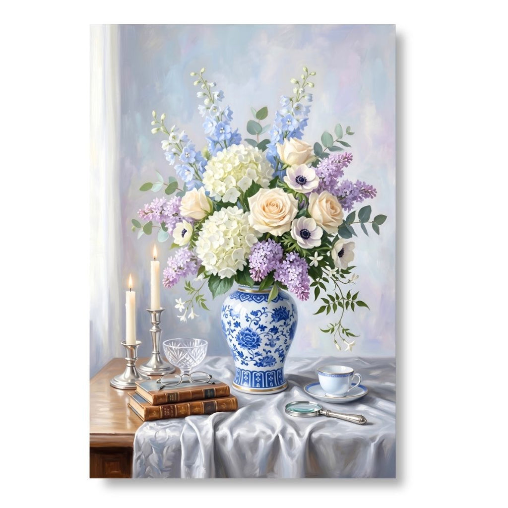 Porcelain Bloom Elegance