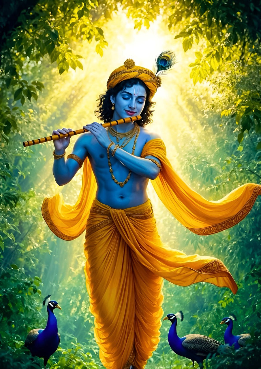 Krishna with Fluet