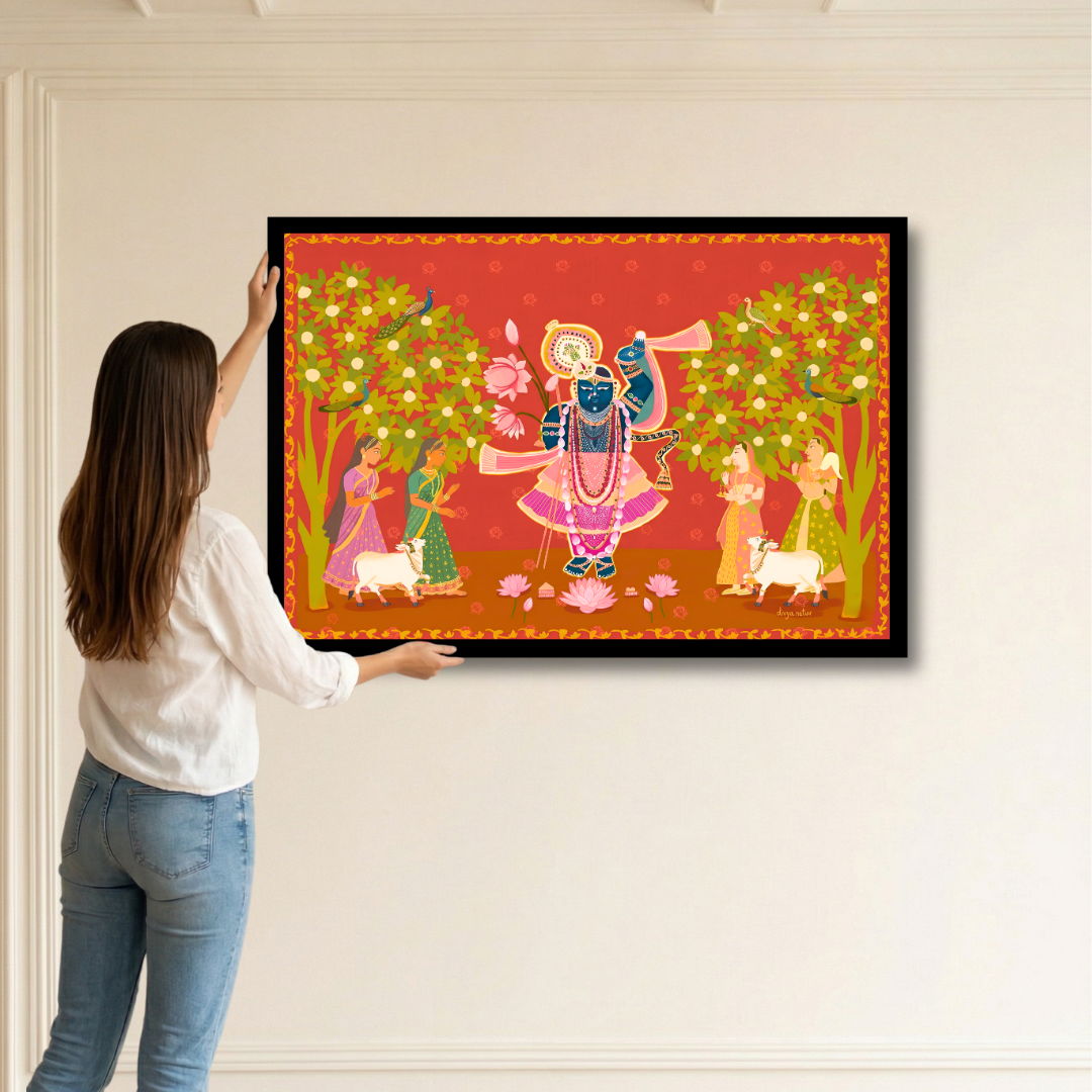 Divine Crimson Shrinathji