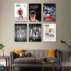 CRISTIANO RONALDO |  SET OF 6 POSTERS B  | UNFRAMED