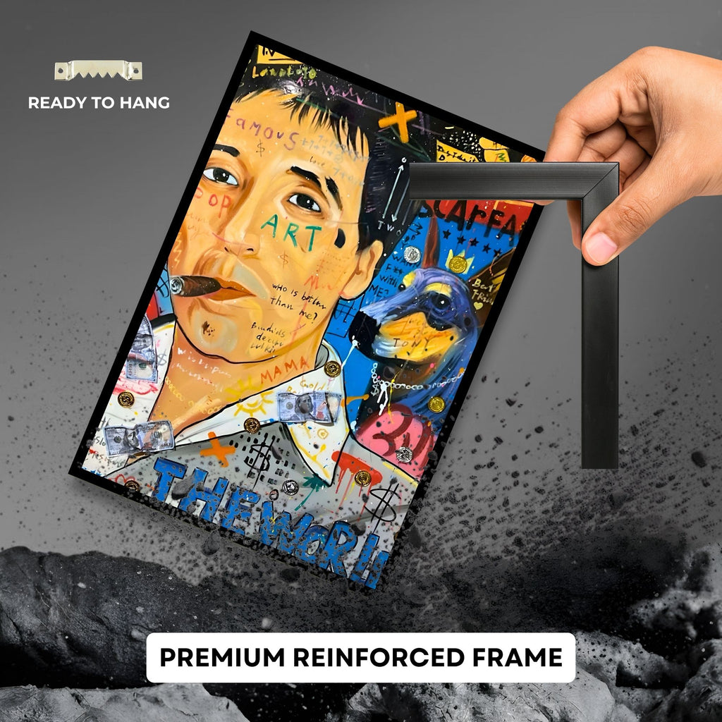 Banksy Godfather Scarface: Street Art Tribute