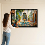 Radiant Moroccan Courtyard