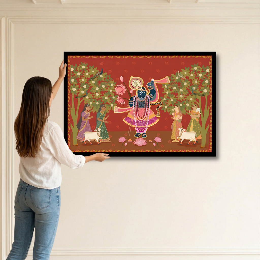 Divine Crimson Shrinathji