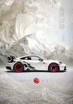 White Porsche 911 GT3 RS