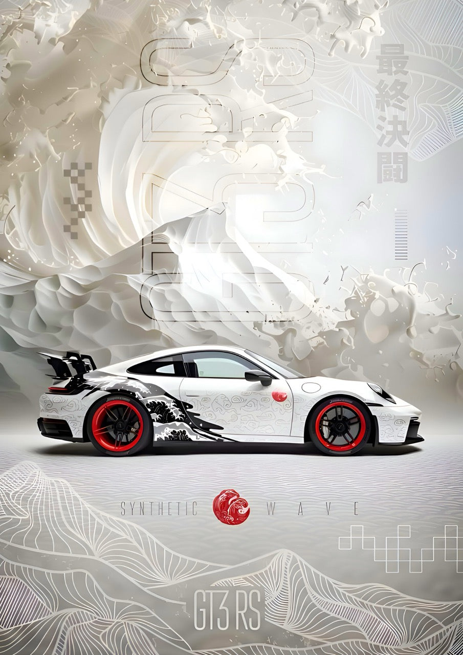 White Porsche 911 GT3 RS