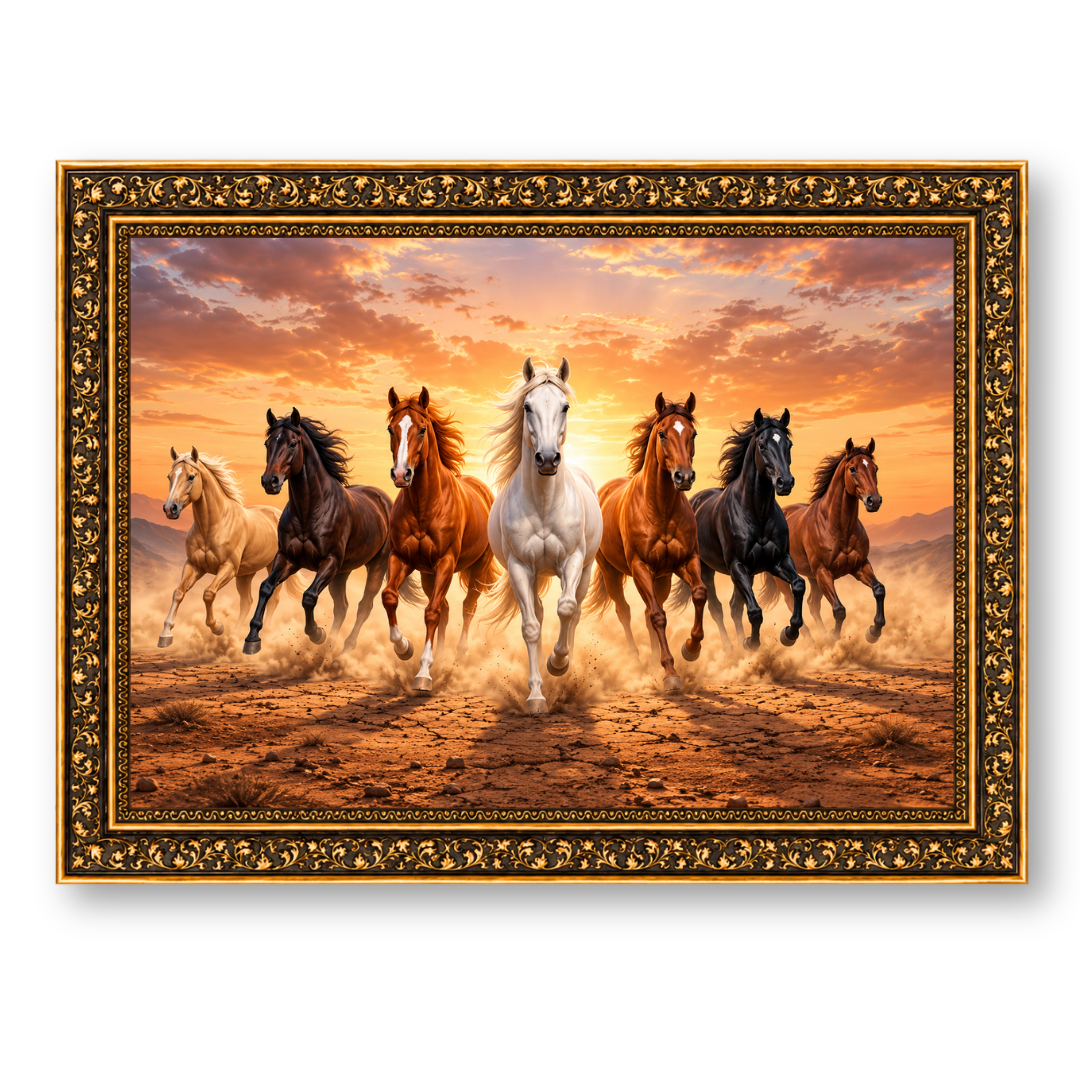 Majestic Seven Horses