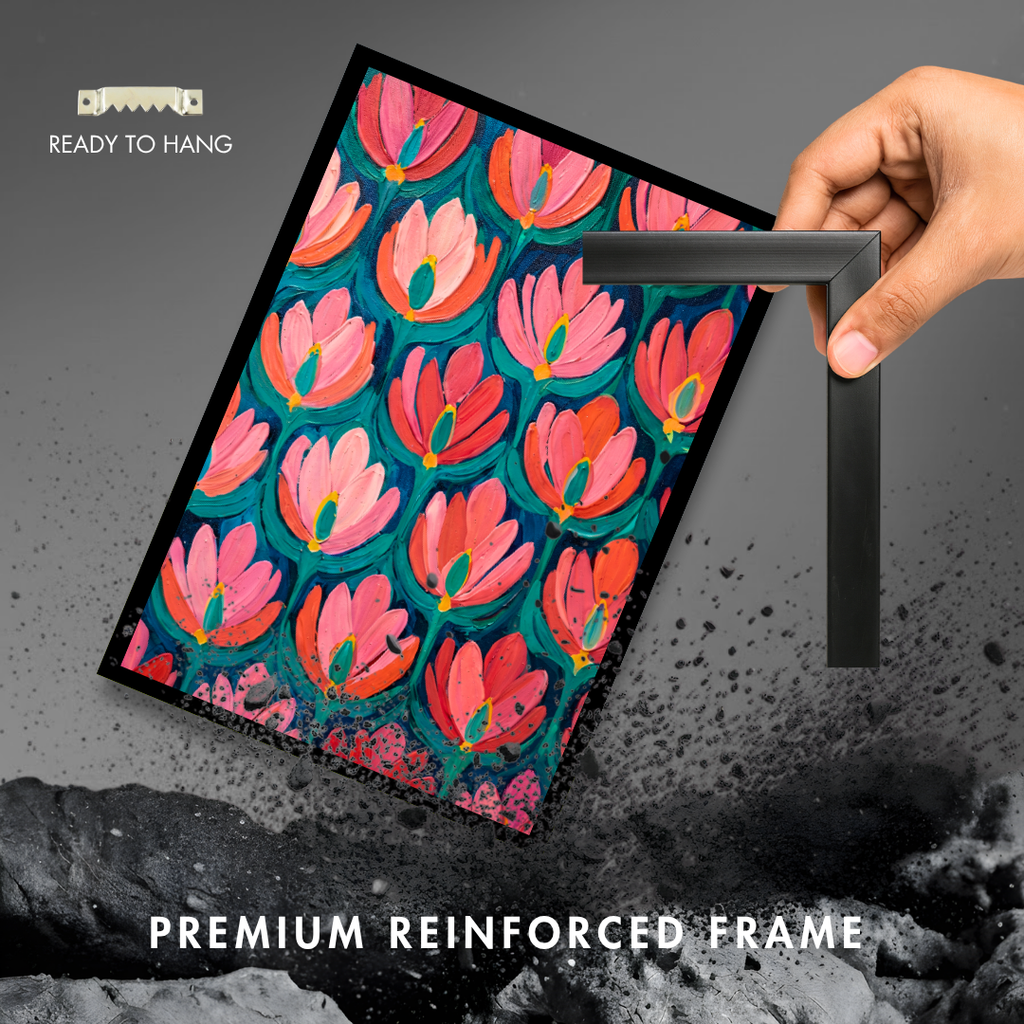 Geometric Petal Bloom