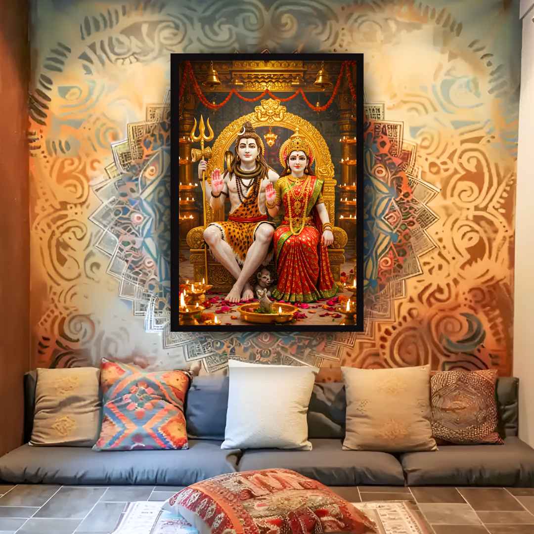 Shiv Parvati Divine Union