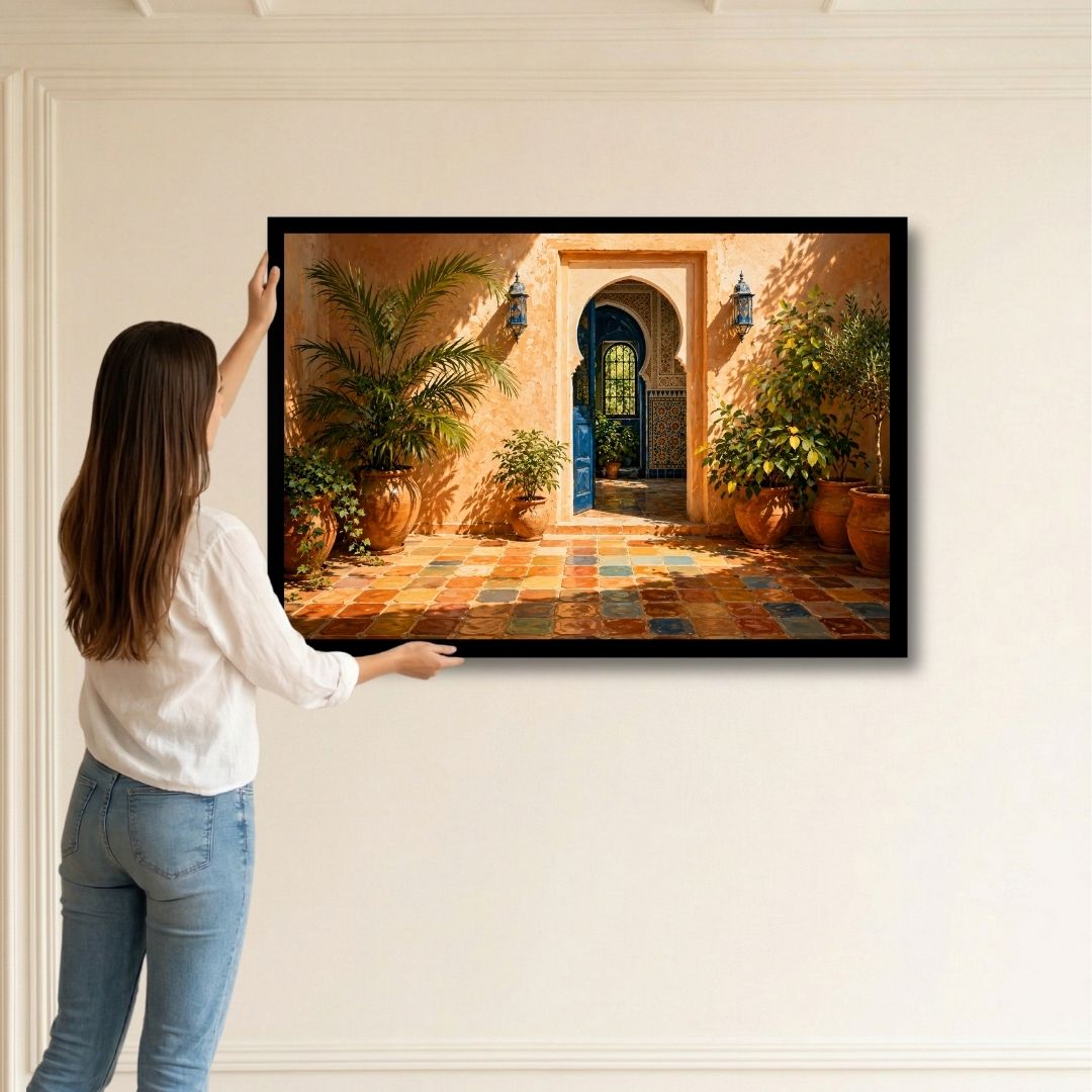 Moroccan Courtyard Gate