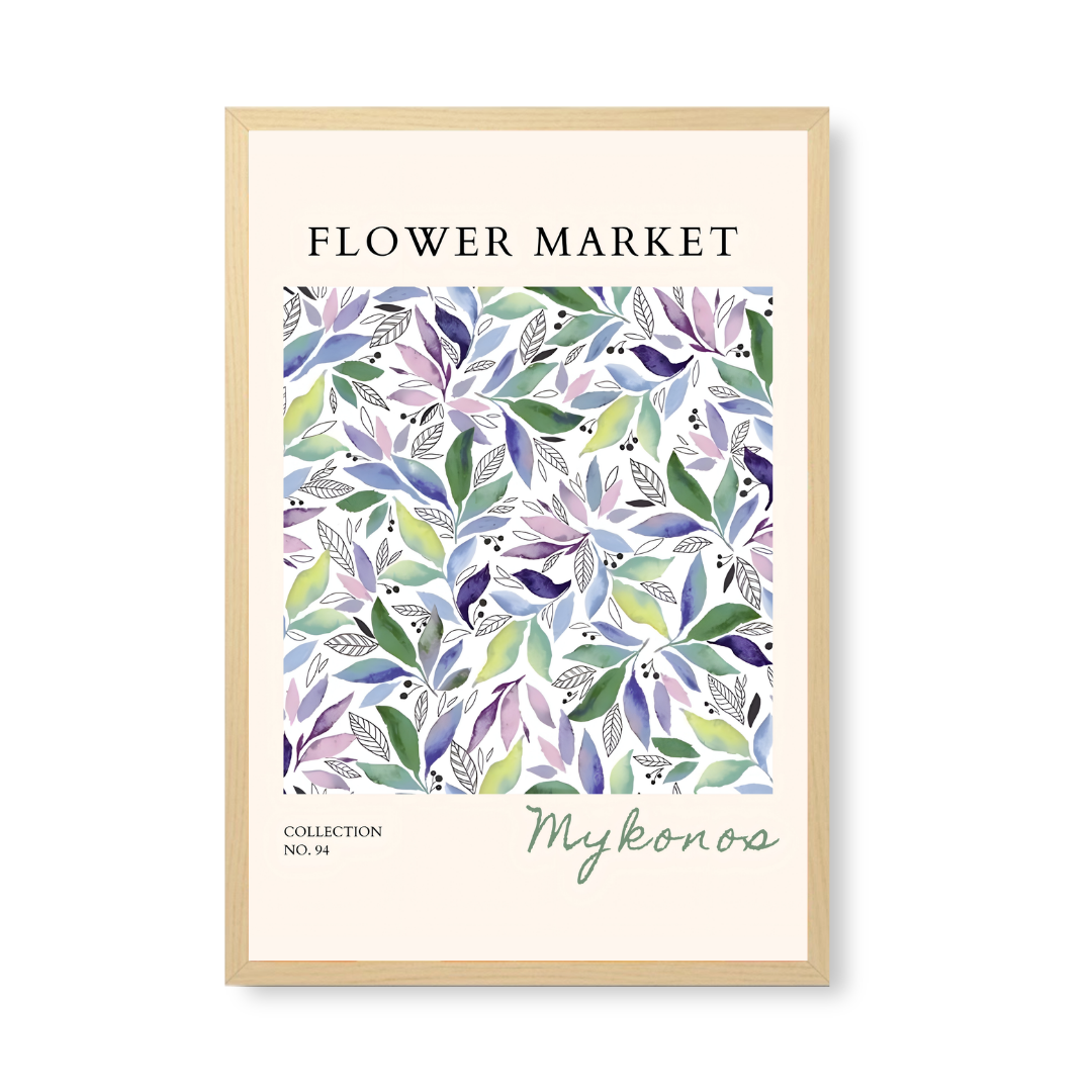 Floral Collection No. 94 Mykonos