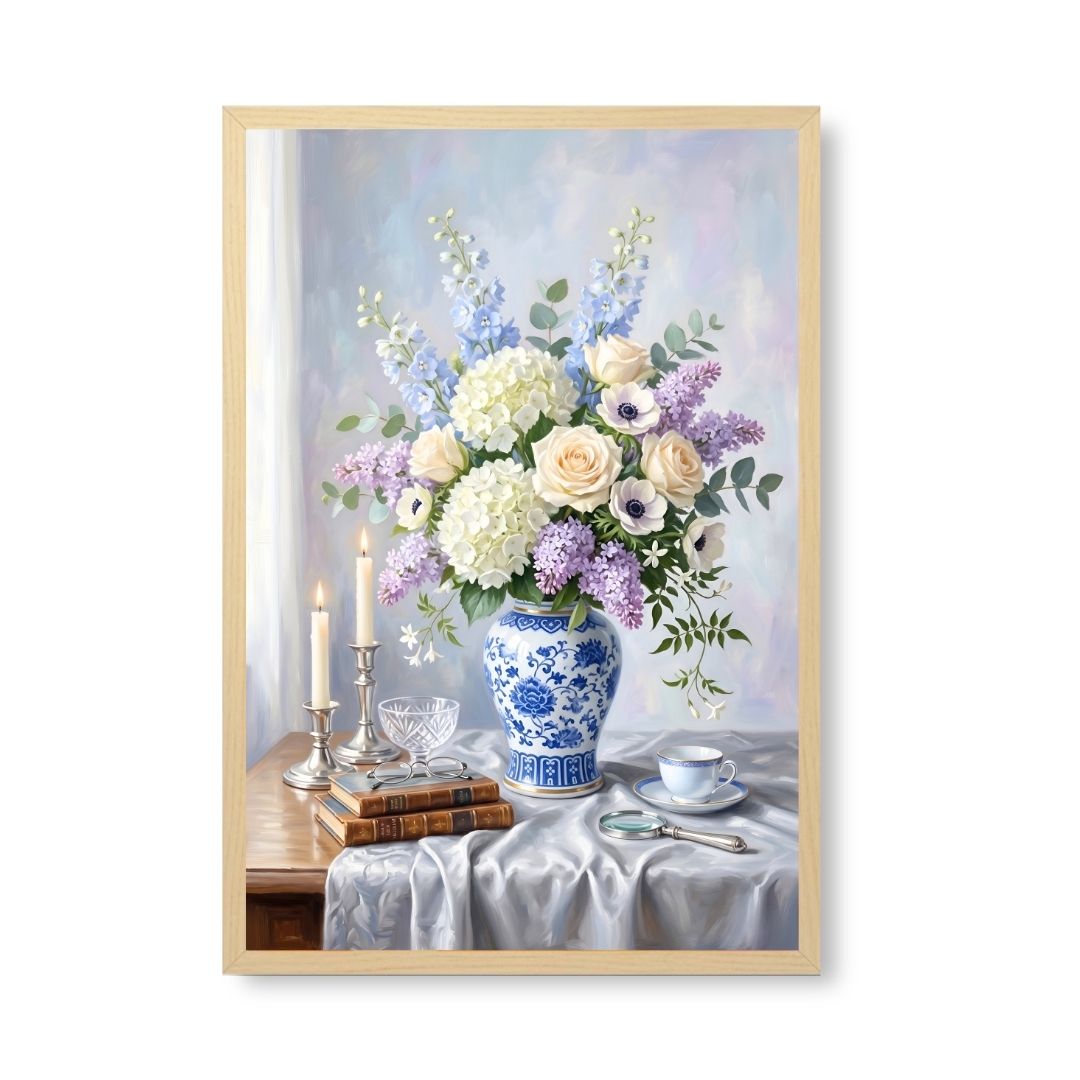Porcelain Bloom Elegance